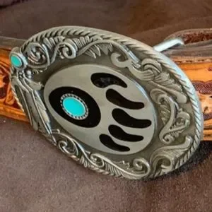 New bear claw belt buckle approximately 3.75 inch Accessories | New Bear Claw Belt Buckle Approximately 375  main image 3
